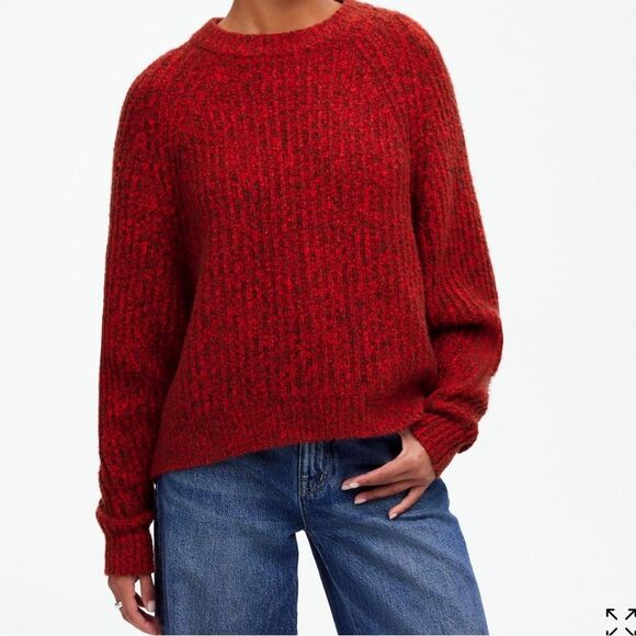 Madewell Ribbed Cotton-Blend Sweater - Picture 1 of 7